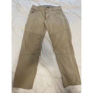 KUHL Free Radikl Pants Mens 30x28 Tan Hiking Outdoor Trail Stretch Read